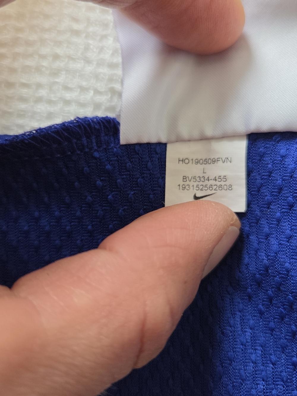Women’s V-Neck Long Sleeve Top - Royal Blue - Picture 6 of 10